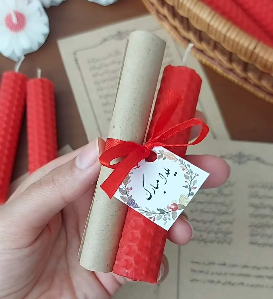 گیفت شمع و فال شب یلدا