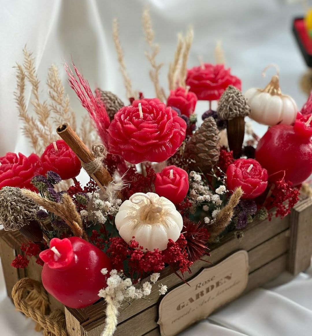 باکس شمع و گل شب یلدا