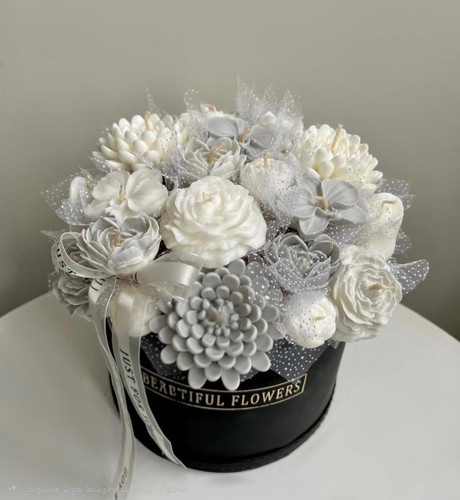 باکس گل شمع